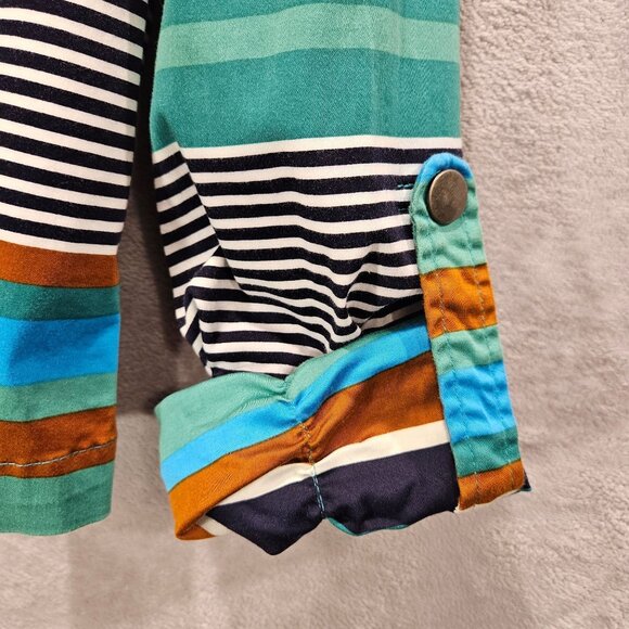 LAL cotton jacket Womens L Colorful beachy boho zip fun festive Colorful hippie - Picture 7 of 16